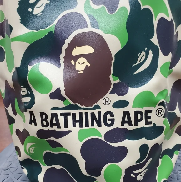 COPY - Bape Green Brown Camouflage Duffel Bag - Picture 8 of 8